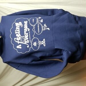 Blue hoodie size men S